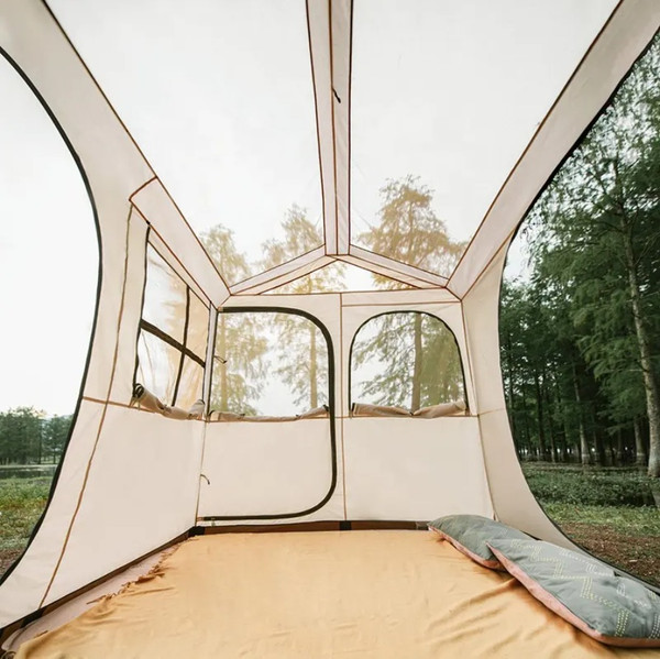 Палатка Naturehike Village 5.0 / NH21ZP009-KH (бежевый)