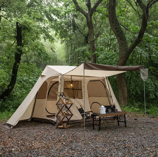 Палатка Naturehike Village 5.0 / NH21ZP009-KH (бежевый)