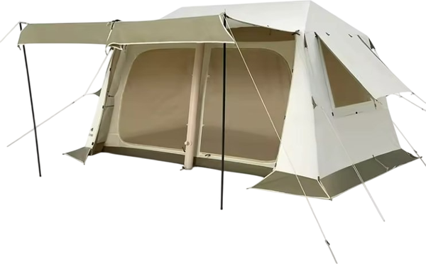 Палатка Naturehike Village 8.5 AIR / CNK2300ZP019-BR (белый/коричневый) - фото