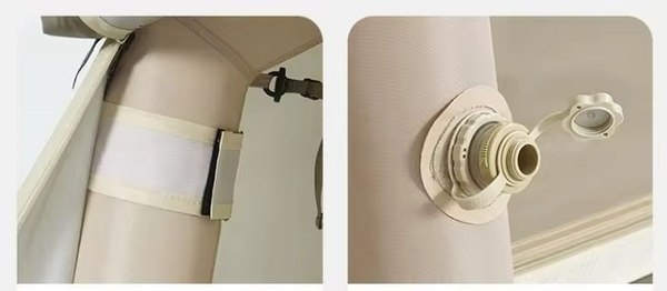 Палатка Naturehike Village 8.5 AIR / CNK2300ZP019-BR (белый/коричневый)