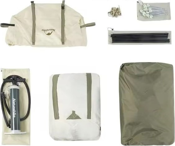 Палатка Naturehike Village 8.5 AIR / CNK2300ZP019-BR (белый/коричневый)