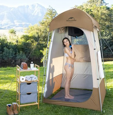 Палатка для душа и туалета Naturehike NH21ZP005-BR (коричневый)