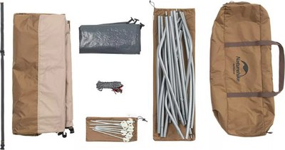 Палатка для душа и туалета Naturehike NH21ZP005-BR (коричневый)