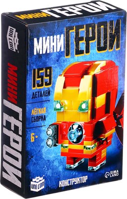 Конструктор Unicon Мини герои. Герой в дорогом костюме / 10230064 - фото