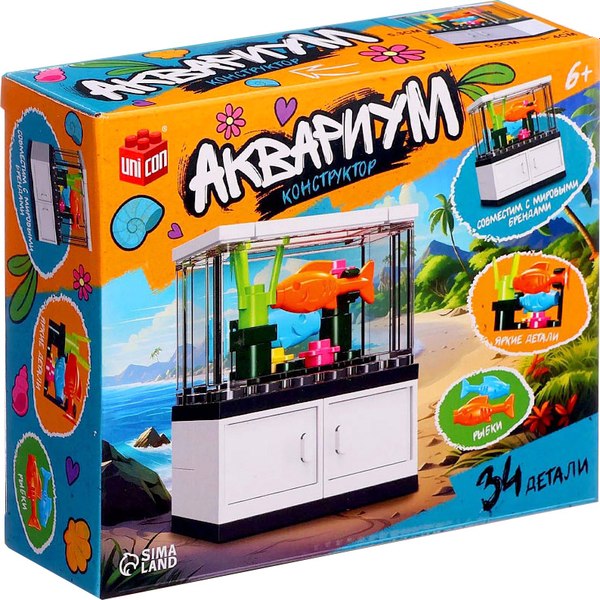 Конструктор Unicon Аквариум 59217 / 10724806 - фото