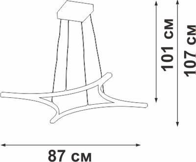 Потолочный светильник Vitaluce V2511DT-0/4S