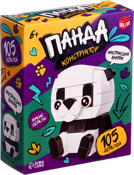 Конструктор Unicon Панда 58012-2 / 10724811 - фото
