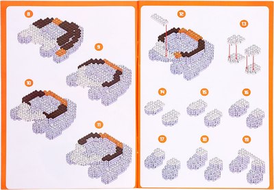 Микроконструктор Unicon Mini Blocks. Кошка Хлоя 16036 / 10702982