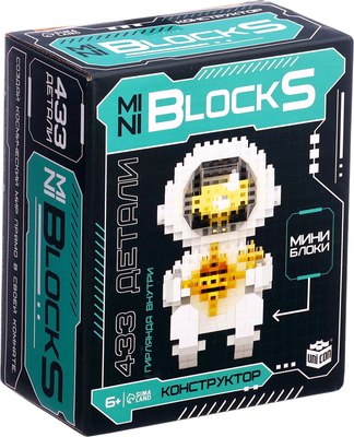 Микроконструктор Unicon Mini Blocks. Космонавт 6655 / 10746891 - фото