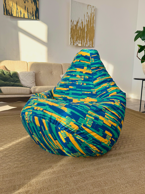 Бескаркасное кресло Flagman Груша Макси XXL Г2.11-02 Strips