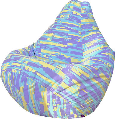 Бескаркасное кресло Flagman Груша Макси XXL Г2.11-03 Strips - фото