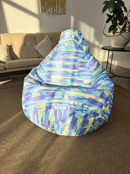 Бескаркасное кресло Flagman Груша Макси XXL Г2.11-03 Strips