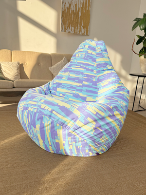 Бескаркасное кресло Flagman Груша Макси XXL Г2.11-03 Strips