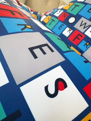 Бескаркасное кресло Flagman Груша Макси XXL Г2.11-04 Буквы