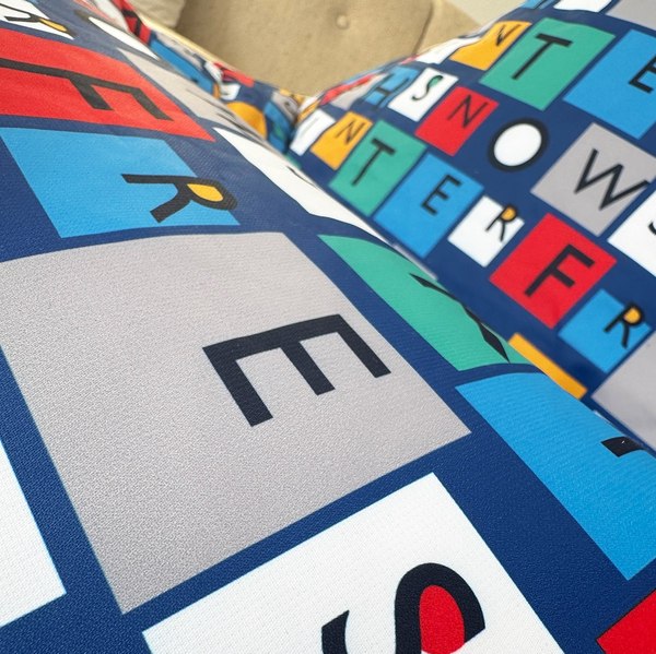 Бескаркасное кресло Flagman Груша Макси XXL Г2.11-04 Буквы