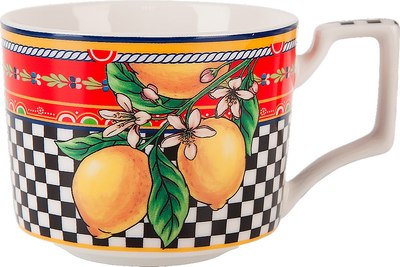 Чашка с блюдцем Nouvelle Sicilia Limone / 0052015