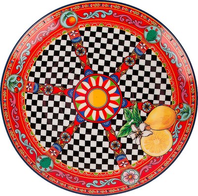 Чашка с блюдцем Nouvelle Sicilia Limone / 0052015