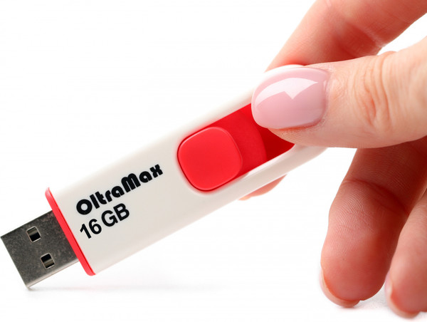USB flash накопитель Oltramax 250 Red 16GB / OM-16GB-250-Red 