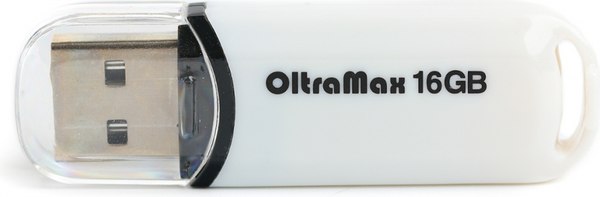 USB flash накопитель Oltramax 230 White 16GB / OM-16GB-230-White - фото