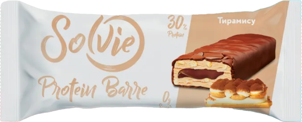Набор протеиновых батончиков Solvie Protein Barre Тирамису - фото