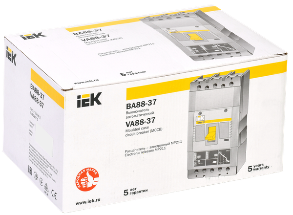 Выключатель автоматический IEK ВА88-37 3Р 400А 35кА / SVA41-3-0400