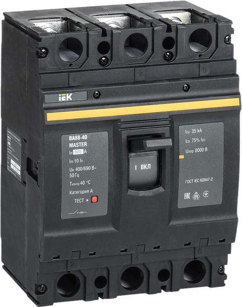 Выключатель автоматический IEK ВА88-40 3Р 800А 35кА / SVA50-3-0800-02 - фото