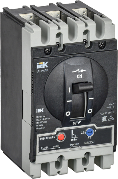 Выключатель автоматический IEK Armat AR-MCCB-3S-035-0025A-ATUC - фото