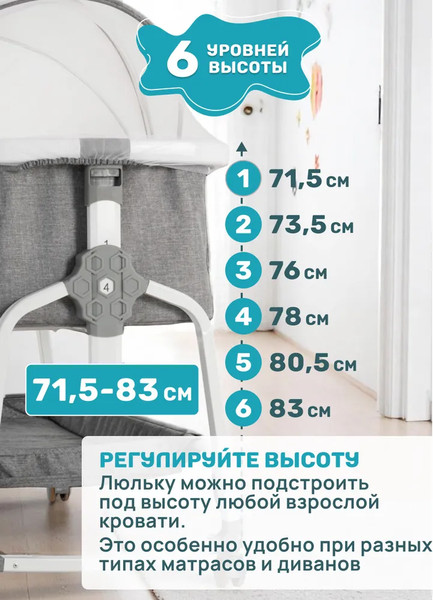 Детская кроватка Labalu Dream 