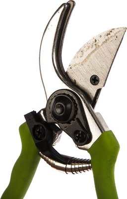 Секатор механический FIT Режущие кромки внахлест / 77083