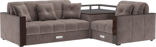 Диван угловой Mebel-Ars Прага НПБ - фото