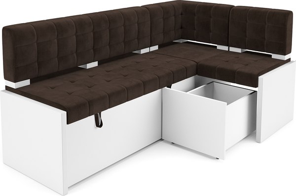 Уголок кухонный мягкий Mebel-Ars Ганновер 176x82x104