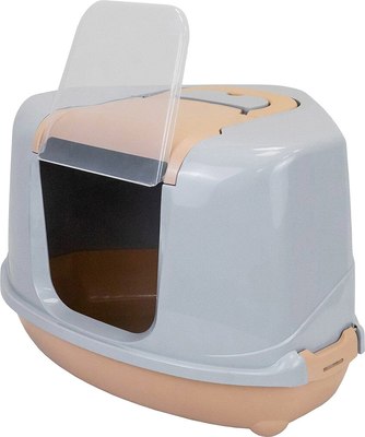 Туалет-домик ZooM Угловой / 2937беж-св.сер