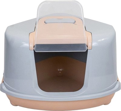 Туалет-домик ZooM Угловой / 2937беж-св.сер