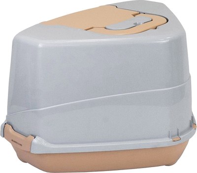 Туалет-домик ZooM Угловой / 2937беж-св.сер