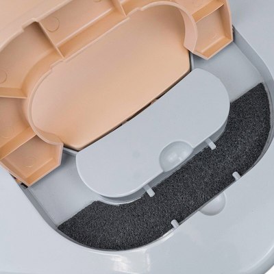 Туалет-домик ZooM Угловой / 2937беж-св.сер