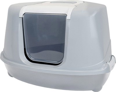 Туалет-домик ZooM Угловой / 2937св.сер - фото