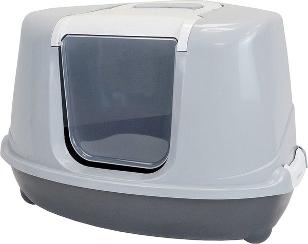 Туалет-домик ZooM Угловой / 2937т.сер-св.сер