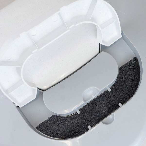 Туалет-домик ZooM Угловой / 2937т.сер-св.сер