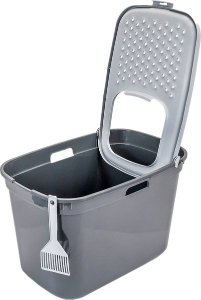 Туалет-домик ZooM Закрытый с верхним входом / 2932сер