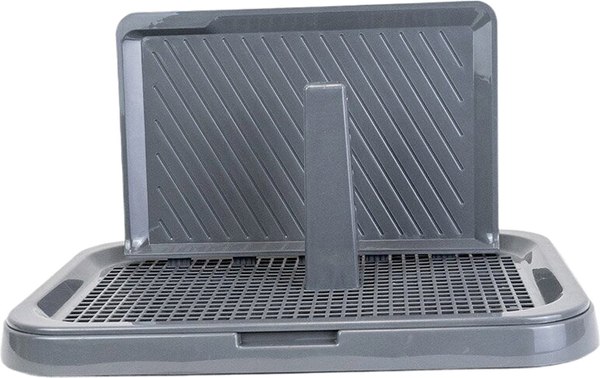 Туалет-лоток Дарэленд Виконт малый со столбиком и стенкой / 2938сер