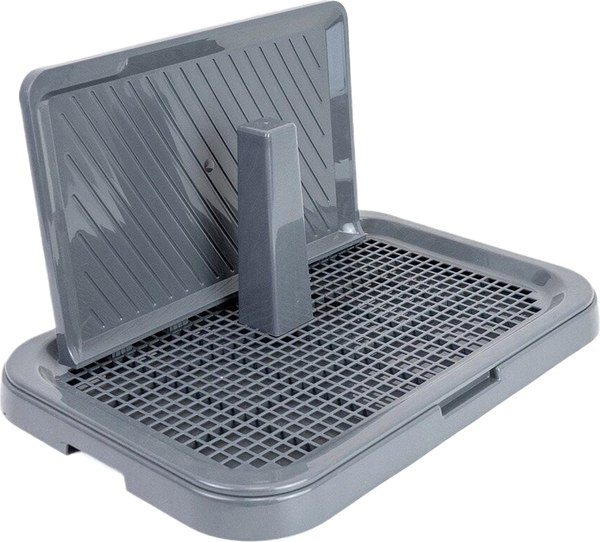 Туалет-лоток Дарэленд Виконт малый со столбиком и стенкой / 2938сер