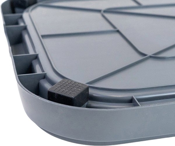 Туалет-лоток Дарэленд Виконт малый со столбиком и стенкой / 2938сер