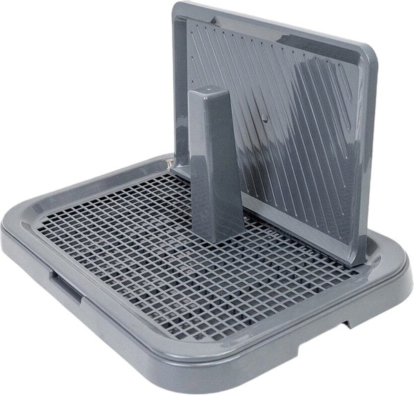 Туалет-лоток Дарэленд Виконт малый со столбиком и стенкой / 2938сер