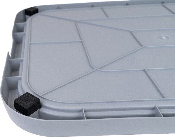 Туалет-лоток Дарэленд Виконт средний со столбиком и стенкой / 2939св-сер