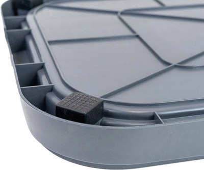 Туалет-лоток Дарэленд Виконт средний со столбиком и стенкой / 2939сер