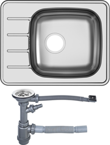 Мойка кухонная Ukinox Гранд GRM600.480-GT6K-O - фото