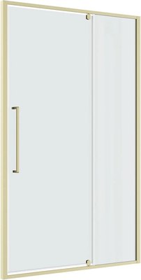 Душевая дверь Niagara Nova NG-45-11ASG 110х195 (золото сатин/прозрачное стекло)