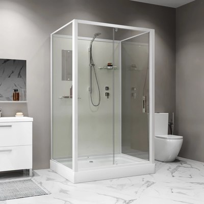 Душевая кабина Niagara Standart ST120/90/15Q/BK 120х90х200