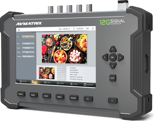 Генератор тестовых сигналов Avmatrix PG 4K 12G-SDI 4K HDMI / 30002 - фото