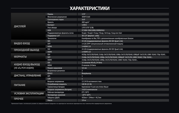 Монитор для камеры Avmatrix BSM173-8K / 31869